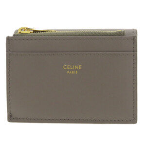 Celine Leather Compact Calfskin Triomphe Bifold Wallet